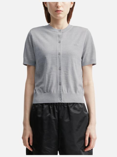 BABY FOX FINE MERINO SHORT SLEEVE CARDIGAN