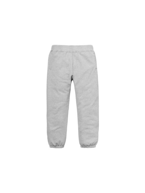 Supreme Corner Label Sweatpant Heather Grey
