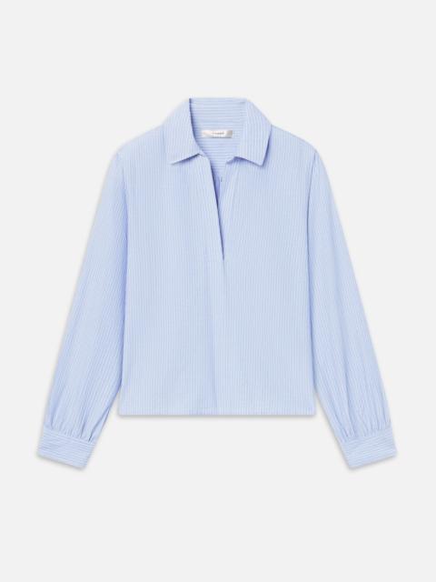 The Striped Popover Top