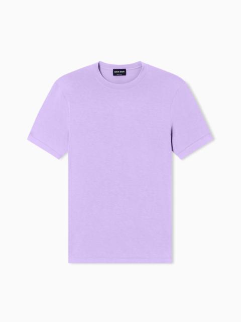 ASV CREW-NECK T-SHIRT IN STRETCH VISCOSE JERSEY