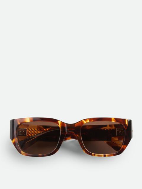 Intrecciato Square Sunglasses