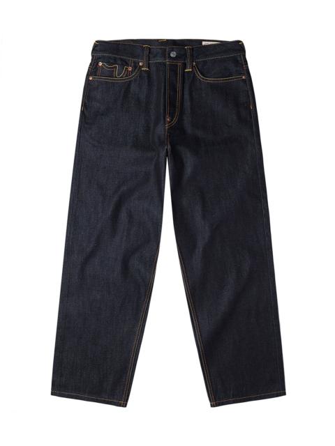 Red Daicock Print Loose Fit Jeans #2038