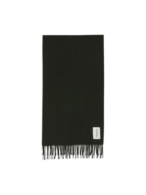 Wega fringed wool scarf