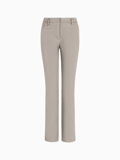 Stretch cotton chinos