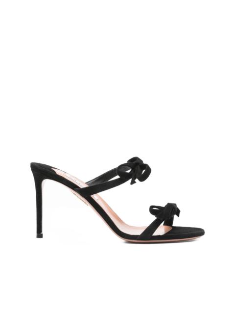 100mm Soave bow-embellished stiletto sandals