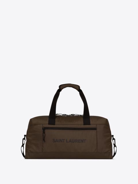 SAINT LAURENT nuxx duffle in nylon | REVERSIBLE