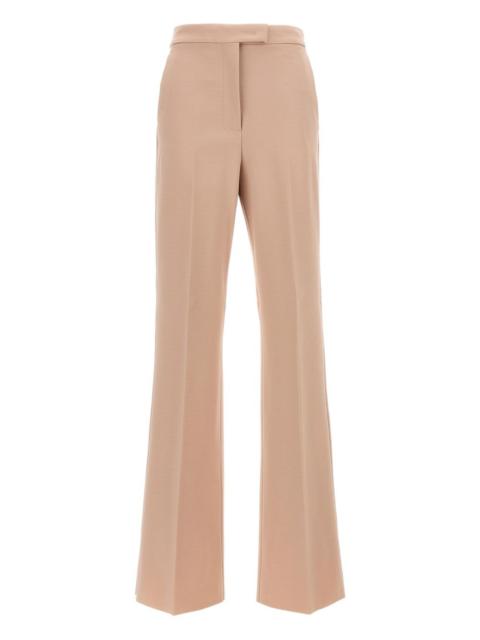 pressed-crease trousers