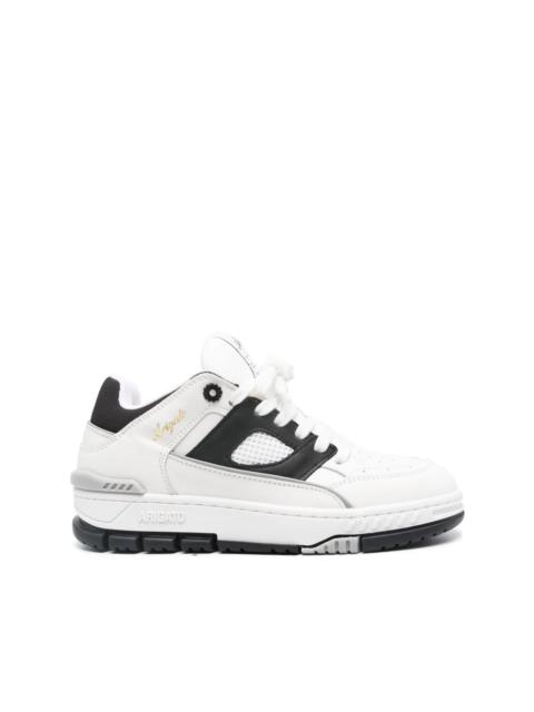Area leather sneakers