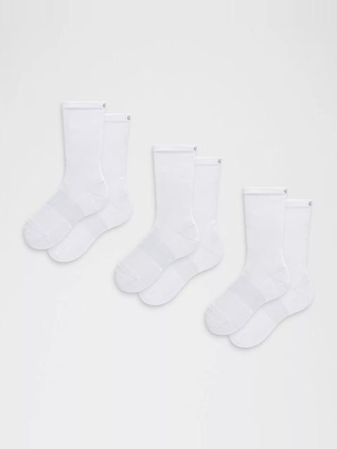 Unisex Power Stride Crew Socks 3 Pack *Updated