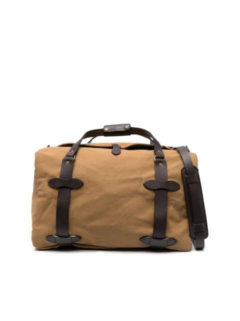 logo-debossed duffle bag