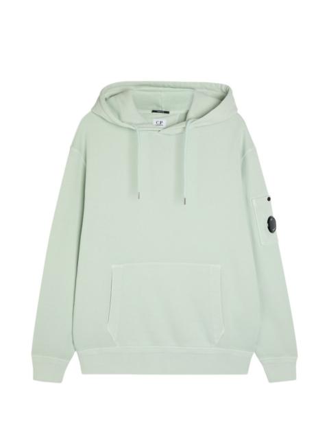 Lens-detail pocket hoodie