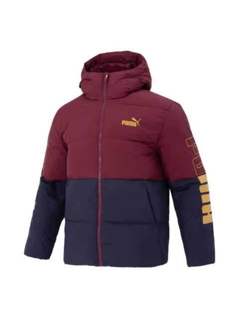 Puma Colorblock Puffer Jacket 'Red' 678720-22