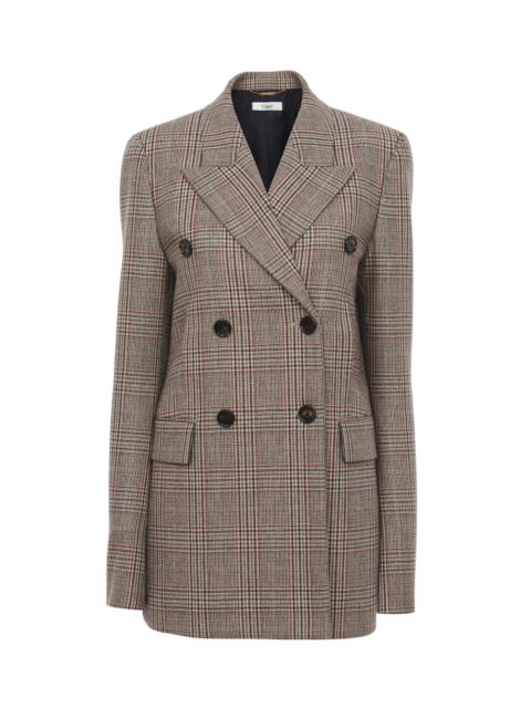 TAILORED JACKET IN PRINCE OF WALES WOOL