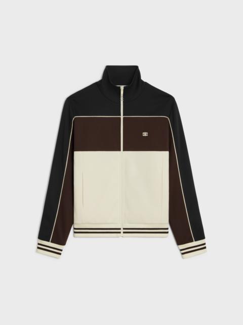 CELINE tracksuit jacket in double face jersey | REVERSIBLE