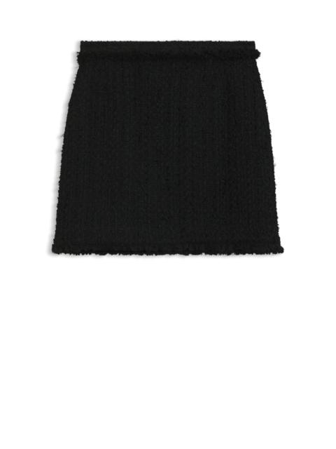 MINI SKIRT IN VELVET TWEED