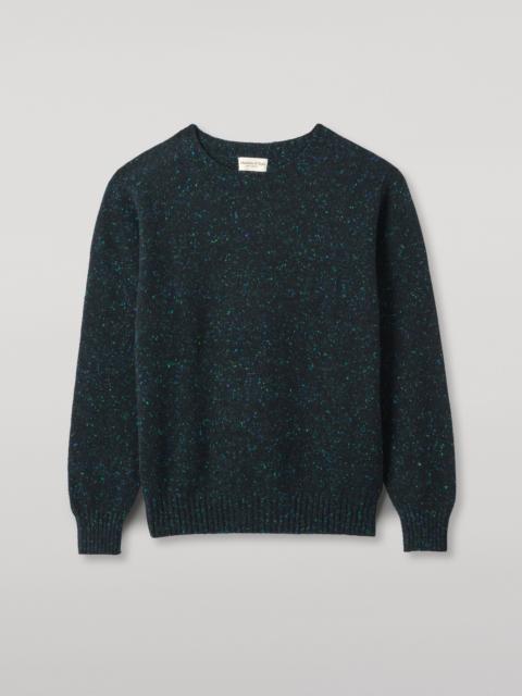Tiree Green Donegal Cashmere Jumper