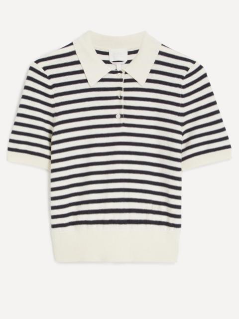 Ruby Striped Cotton-Cashmere Polo