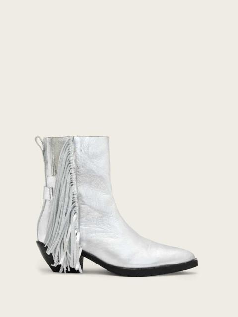 BAZELY METALLIC FRINGE BOOTS