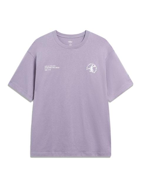 Li-Ning x Disney Oswald Graphic T-shirt 'Light Purple' AHST315-5