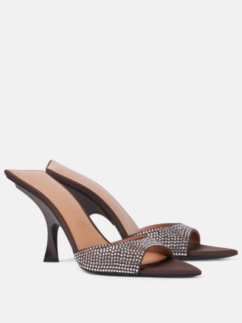 Ester 95 embellished satin mules