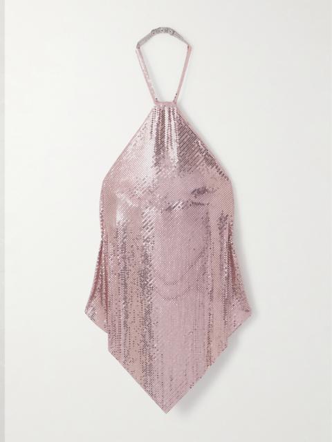 Open-back Chainmail Halterneck Top