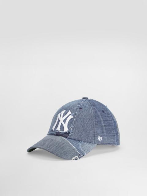 Dolce&Gabbana X ’47 New York Yankees Denim Patchwork Baseball Cap