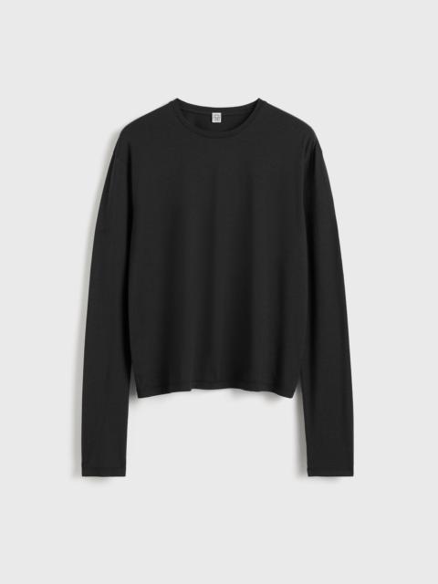 Classic long-sleeve tee black
