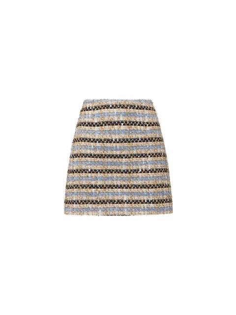 OHEMIA METALLIC TWEED SKIRT