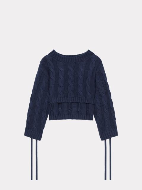 Short lace-up jumper