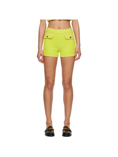 Green Flap Pocket Shorts
