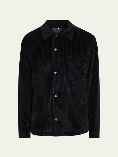 Men's Cotton Corduroy Button-Front Shirt