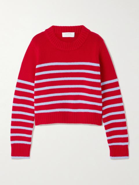 Mini Marin Striped Wool And Cashmere-blend Sweater