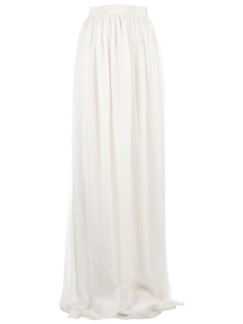 curtained maxi skirt