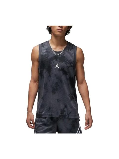 Air Jordan Dry-Fit Sports Breakfast Club Mesh Jersey 'Black Grey' DZ0568-022