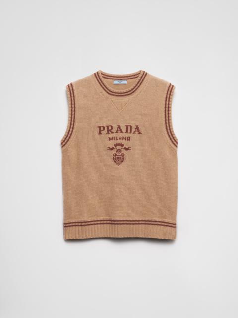 Wool and cashmere vest