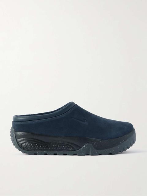 ACG Rufus Leather-Trimmed Suede Slip-On Sneakers
