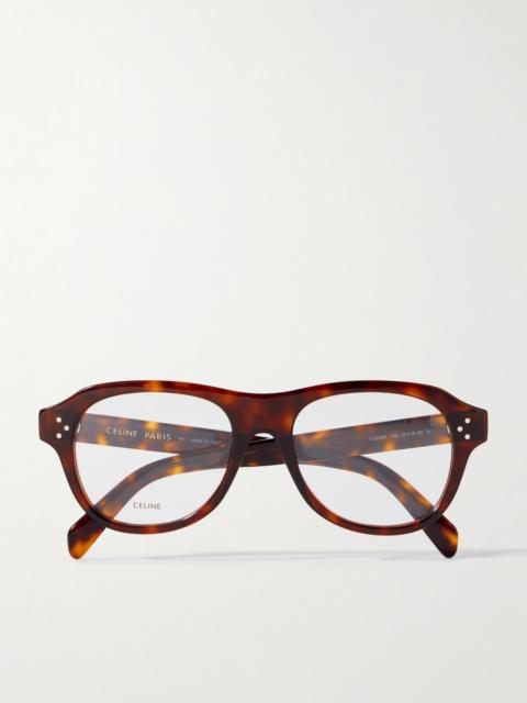 Aviator-style Tortoiseshell Acetate Optical Glasses