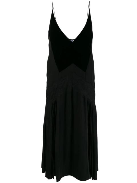 flared slip dress