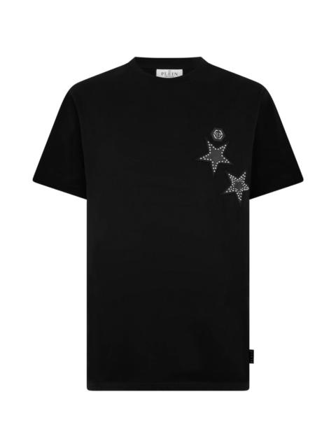stars-studs crew-neck T-shirt