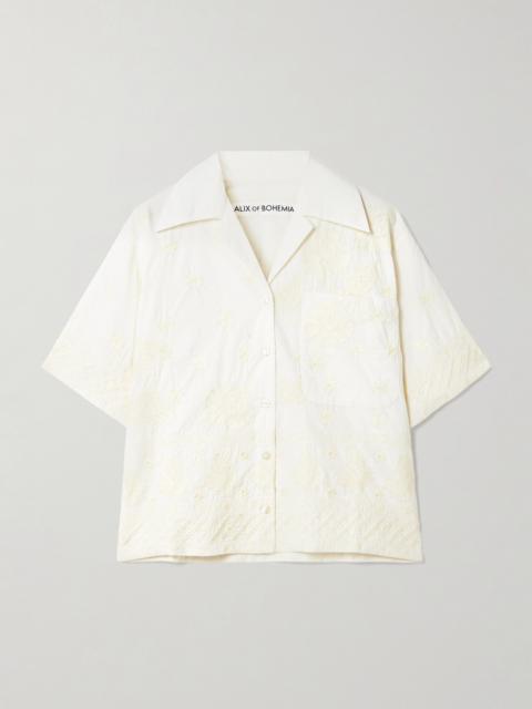 Stevie Embroidered Cotton Shirt