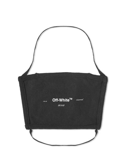 Off-White Helvetica Logo Mask