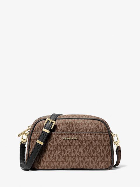 Jet Set Small Signature Logo Camera Crossbody Bag