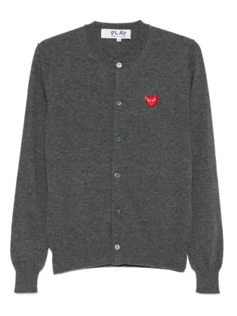 logo heart-emblem cardigan