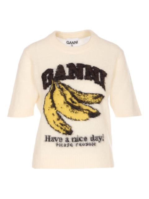 banana-graphic T-shirt