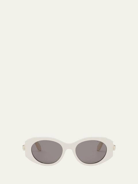 Serpenti Oval Sunglasses