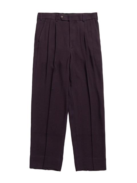 Two Tuck Trouser Stripe Karsey - Brown