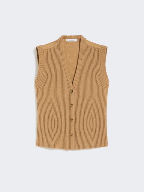 MADRE Wool and cashmere gilet