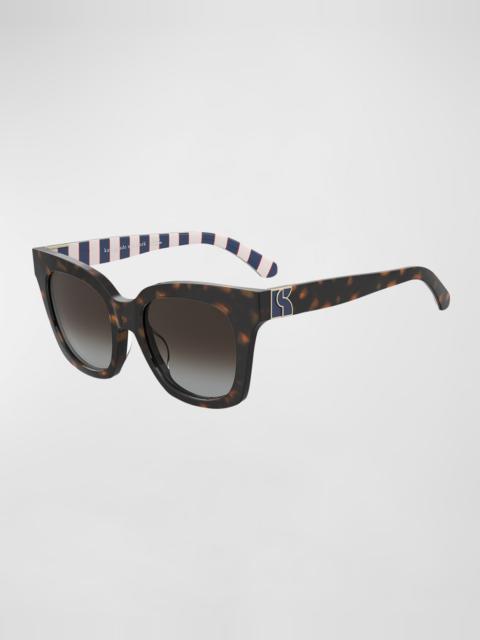 constance acetate cat-eye sunglasses