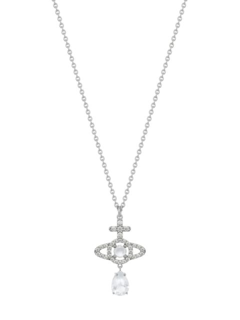 Vivienne Westwood Olympia Pavé Drop Pendant Necklace