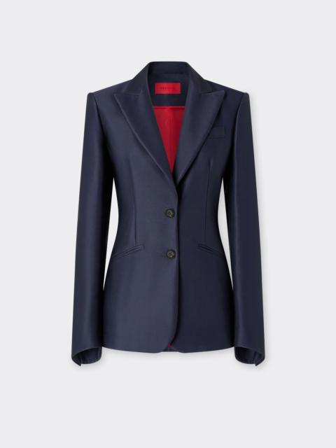 Technical gabardine blazer